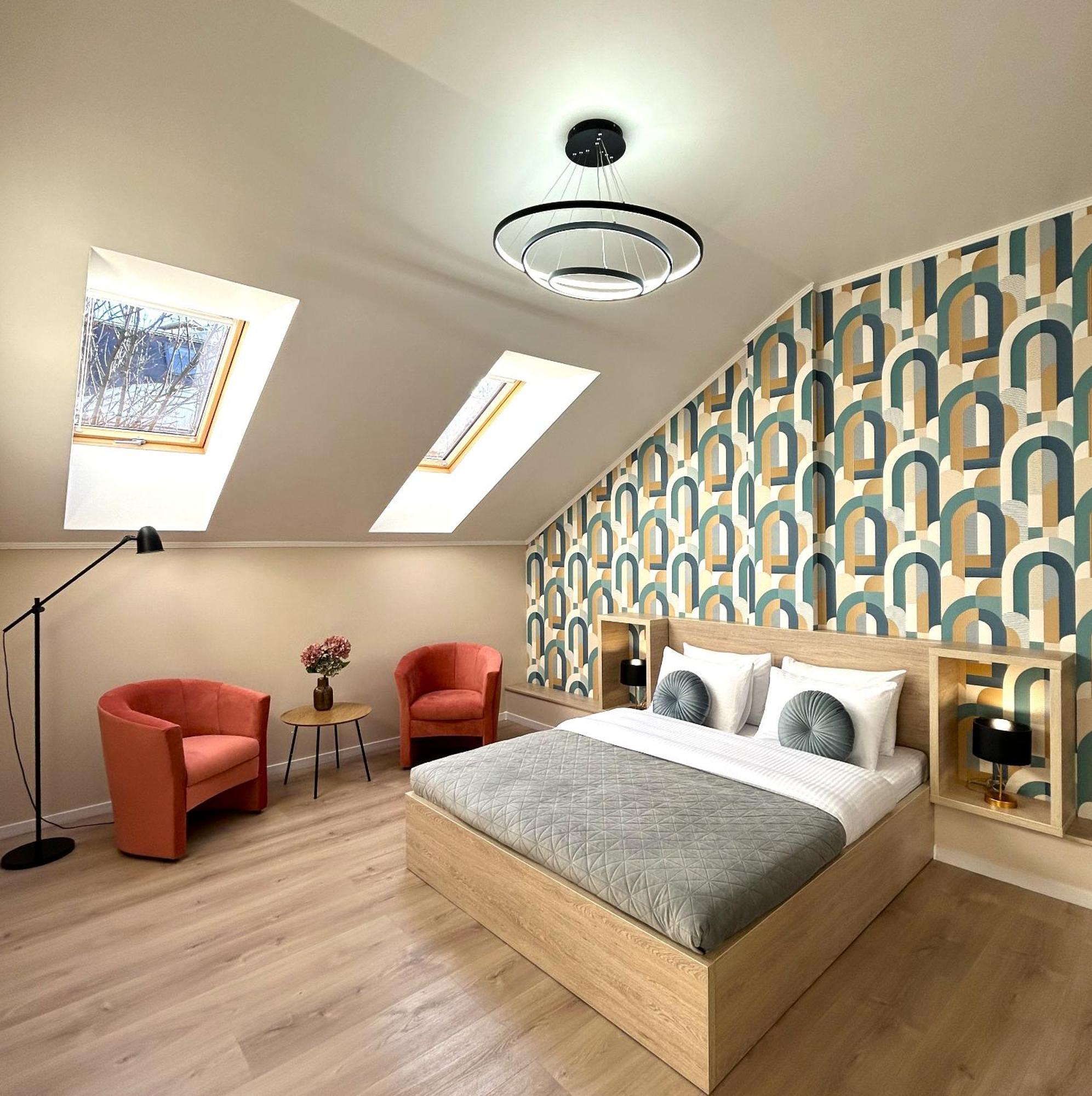 Modern Apartment In The City Center Leopoli Esterno foto
